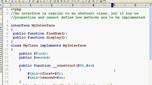 OOPs Concept in PHP Programming || Part8 || Interface смотреть онлайн