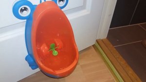 Детский горшок-писсуар для мальчиков писающих стоя.
