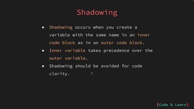 GoLang Tutorial 29: Understanding Code Blocks & Shadowing With Code Examples смотреть онлайн
