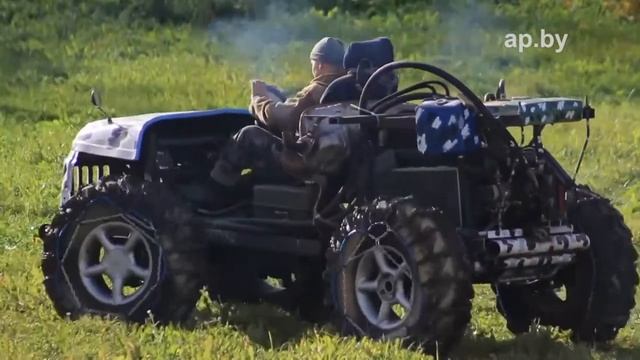 Самодельный трактор вездеход своими руками тест-драйв и обзор Автопанорама смотреть онлайн