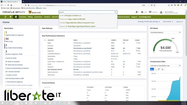 Oracle NetSuite - How to use Global Search with Liberate I.T. смотреть онлайн