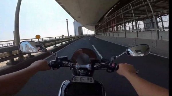 Yamaha V-Max 1200 Tokyo ride - Rainbow bridge / Tokyo tower #Yamaha #VMax #Tokyo