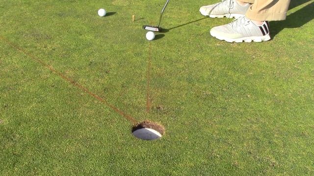 Golf Putting Drill - 3 Foot Line Putt Drill смотреть онлайн