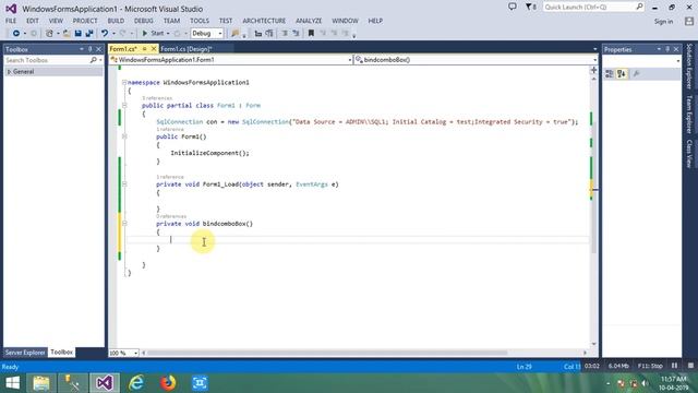 How to Bind Combobox from database using SqlDataReader in C# Windows application смотреть онлайн