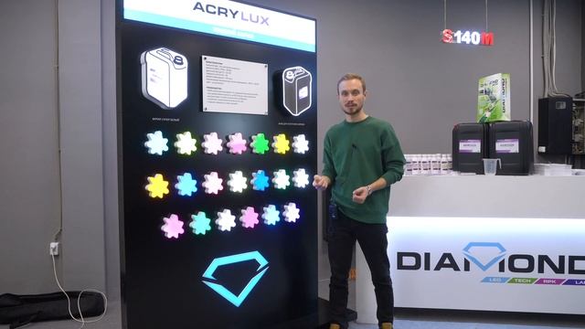 Как колеровать жидкий акрил для световых изделий | Колер для жидкого акрила смотреть онлайн