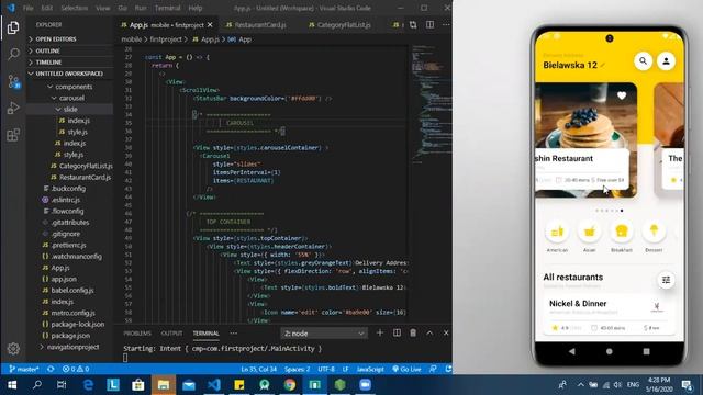 Cloning dribbble mobile app design with code in React Native! смотреть онлайн