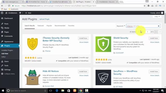 how to secure your word press website in 1 minute | wordpress tutorials in hindi ep#25 смотреть онлайн