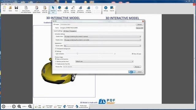 3D PDF Maker for AutoCAD Tutorial 6. Define 3D Model activation in PDF смотреть онлайн