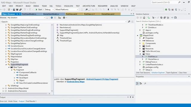 N=40 - Data-Binding Android Maps - N+1 Days of MvvmCross смотреть онлайн