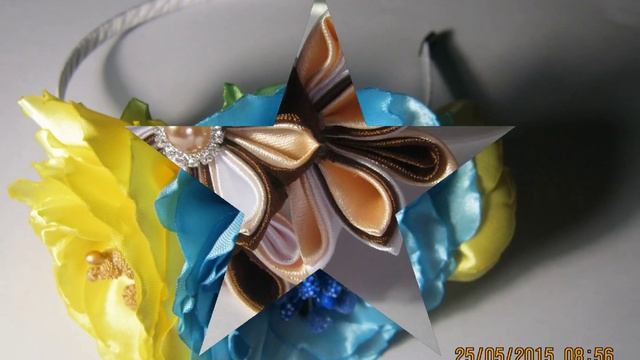 Канзаши ободки и повязки для волос смотреть онлайн