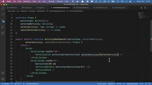 53 - Selecting An Activity To View