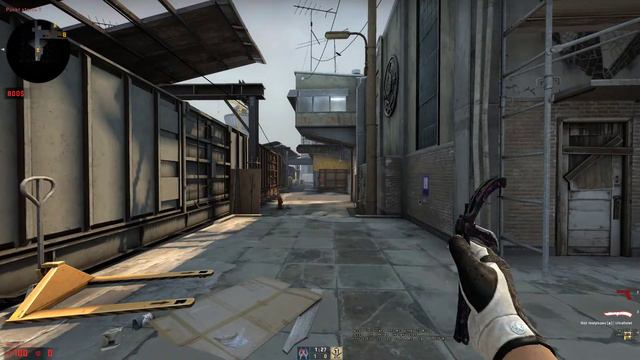 CS:GO BUTTERFLY KNIFE ULTRAVIOLET WELL-WORN | SKIN SHOWCASE смотреть онлайн