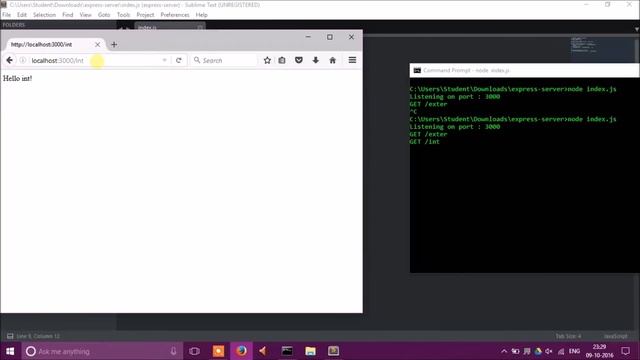 Middleware in Express - Node.js смотреть онлайн