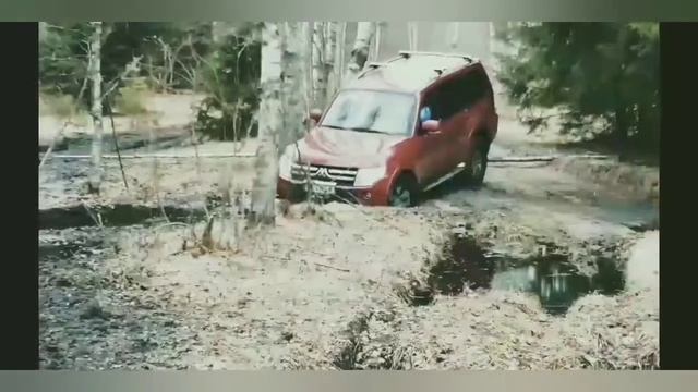 "грязевые ванны" Pajero 4 off-road. смотреть онлайн