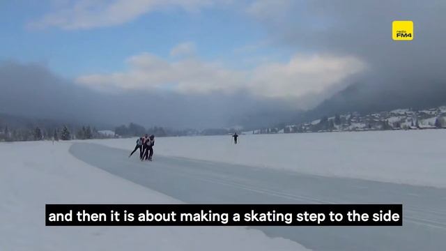 Speed skating on the Weissensee смотреть онлайн