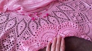 ВЯЖЕМ КРЮЧКОМ ПЛАТЬЕ НА ДЕВОЧКУ 4-5 ЛЕТ.ЧАСТЬ 1.