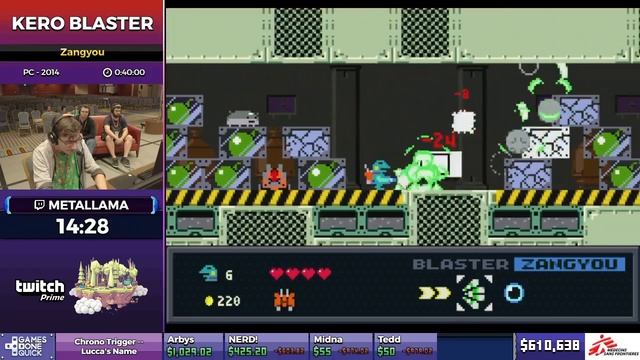 Kero Blaster By Metallama In 34:32 - SGDQ2017 - Part 83