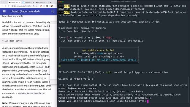 Chapter 2, Section 2.11 Case Study - NodeBB Forum смотреть онлайн