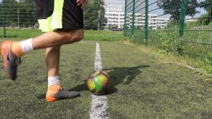 Обучение крученой подаче с фланга | Как навешивать мяч в футболе