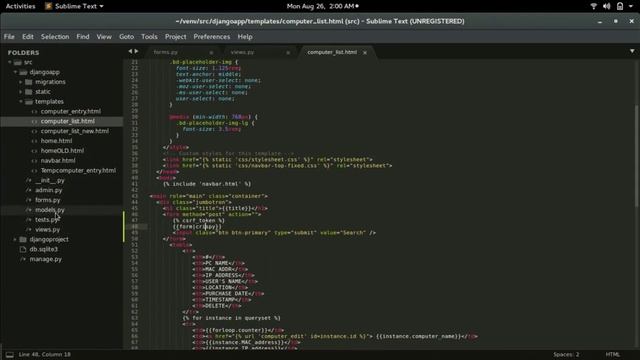 DJANGO – 20 SEARCHING DATA FROM DATABASE смотреть онлайн