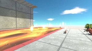 Jump Over The Lava Pool - Animal Revolt Battle Simulator