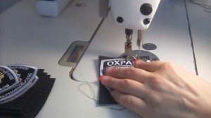 Как пришить липучку к шеврону.