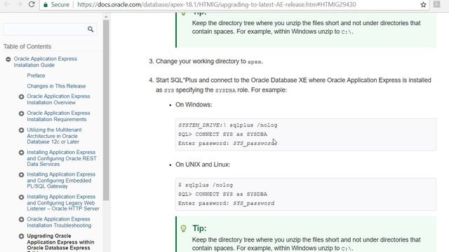 APEX00 of 30: Install Oracle XE. Upgrade Application Express (APEX) to version 18.1 смотреть онлайн