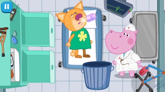 Hippo Kids Hospital Doctor - Help Doctor Hippo and Treat Little Patients - Hippo Kids Games смотреть онлайн