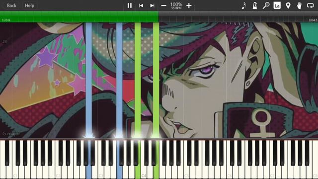 "The Alley" - JoJo's Bizarre Adventure: Diamond is Unbreakable // Solo Piano смотреть онлайн