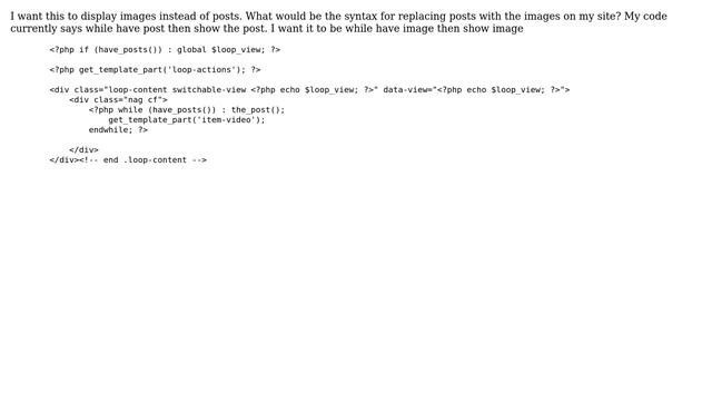 Wordpress: what's the syntax for if the image exists get the image? смотреть онлайн