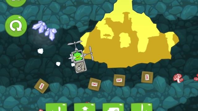 Bad Piggies - When Pigs Fly - level 2-28 Three Star Walkthrough смотреть онлайн