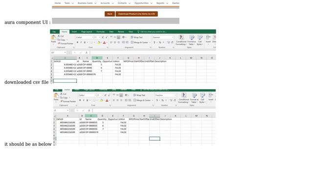 How to fix the csv file formate while downloading a field in csv format from javascript from... смотреть онлайн