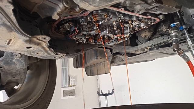 Полная аппаратная замена масла в акпп №190, MAZDA CX8, АКПП FW6A-EL, MotulEvo Севастополь. смотреть онлайн