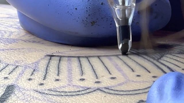 Tattooing A Mandala Close Up Tattoo