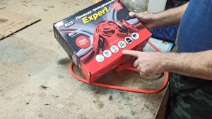 Куплены провода "для прикуривания" автомобиля. Делаю распаковку и сразу провожу тест