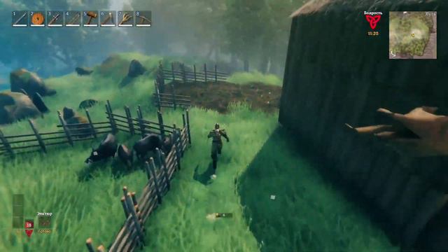 Valheim КАК САЖАТЬ РАСТЕНИЯ?