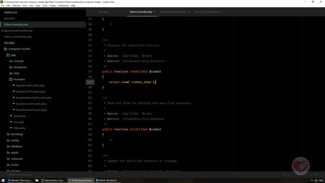 Laravel Tips - Creating a global model variable for all Blade Views смотреть онлайн