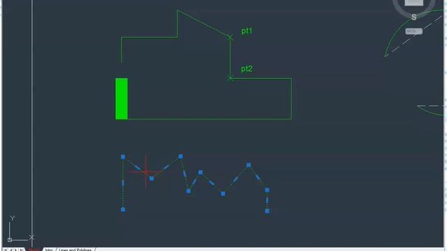 Autocad 2012 Tutorial Beginners - Lines & Polylines Part 2 смотреть онлайн