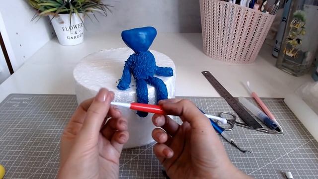 Как слепить Хагги Вагги из мастики / How to make Huggy Wuggy. Figurine of sugar paste смотреть онлайн