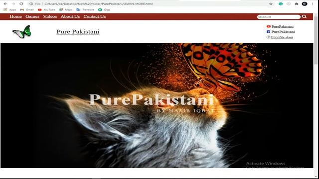 Template of Full website using HTML and CSS and PHP | By Learn with ABS | HTML and CSS смотреть онлайн