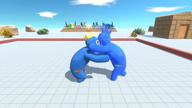 Infinity Battle | Creepy Monster VS Blue Itself - Animal Revolt Battle Simulator смотреть онлайн