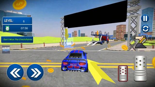 8 SUVs Driving To Cargo Ship - Police Transports Car Parking - Android Gameplay смотреть онлайн
