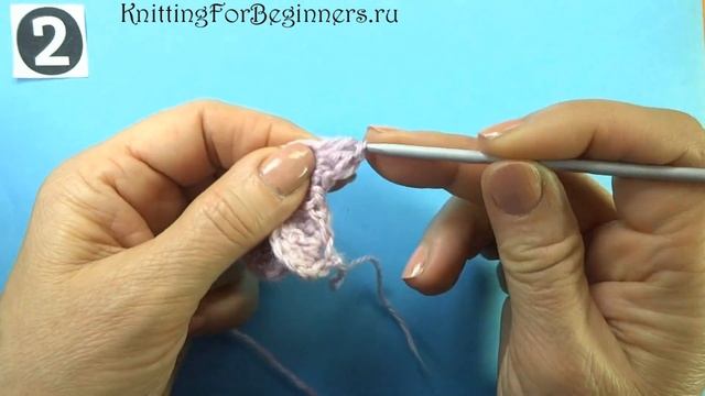 Рыбья Чешуя - Объёмный узор - Лучшие узоры вязания крючком смотреть онлайн