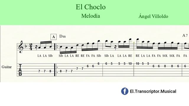 EL CHOCLO - Partitura, Tablatura, Acordes, PDF - MELODIAS DE TANGO
