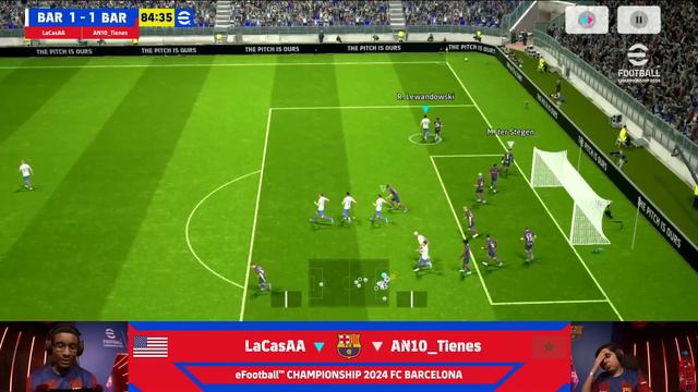Mobile Grand Final: LaCasAA - AN10_Tienes| eFootball™ Championship 2024 FC Barcelona Finals смотреть онлайн