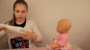 Кормление беби бон Сони банановым пюре.Беби бон видео 6.Doll baby born