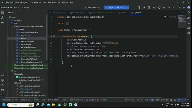 How to Implement Facebook Rewarded Interstitial Ads Android Studio Kotlin 2023 | Step-by-Step Guide смотреть онлайн