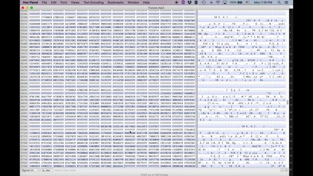 Databending and Datamoshing Audio 2.5: Copy Paste in Hex Fiend | Simon Hutchinson смотреть онлайн