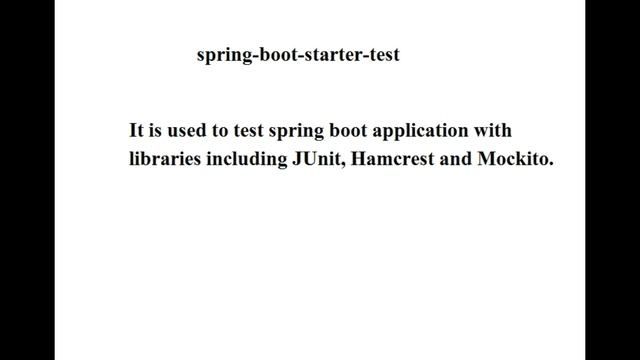 Spring Boot starter dependencies with explanation !! смотреть онлайн