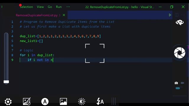 22. Removing Duplicates From the List | Python Programming | JAcademy смотреть онлайн
